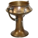 1913 Central Illinois Country Club Golf Association Sterling on Bronze Large Trophy