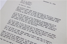 Tommy Armour Signed letter From December 18th, 1934 - MacGregor Content JSA ALOA