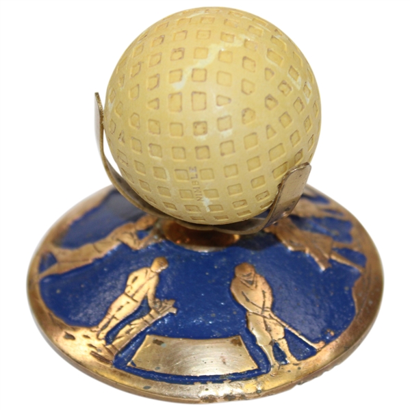 Circa 1930s Hole In One Ball Trophy