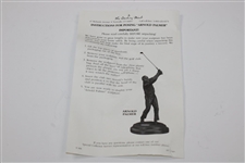 Arnold Palmer Follow Through Danbury Mini Statue