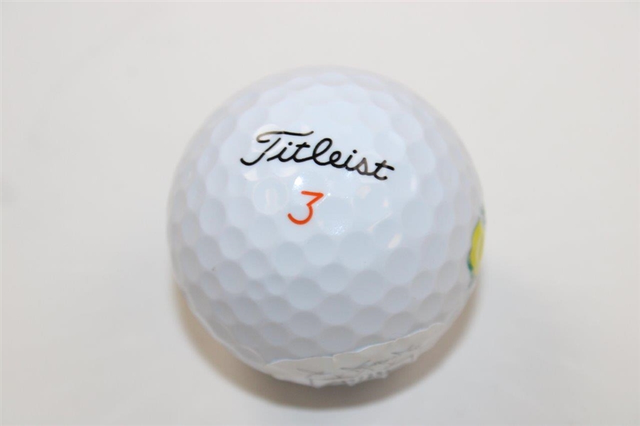 Scottie Scheffler Signed Masters Logo Golf Ball JSA #AI77254