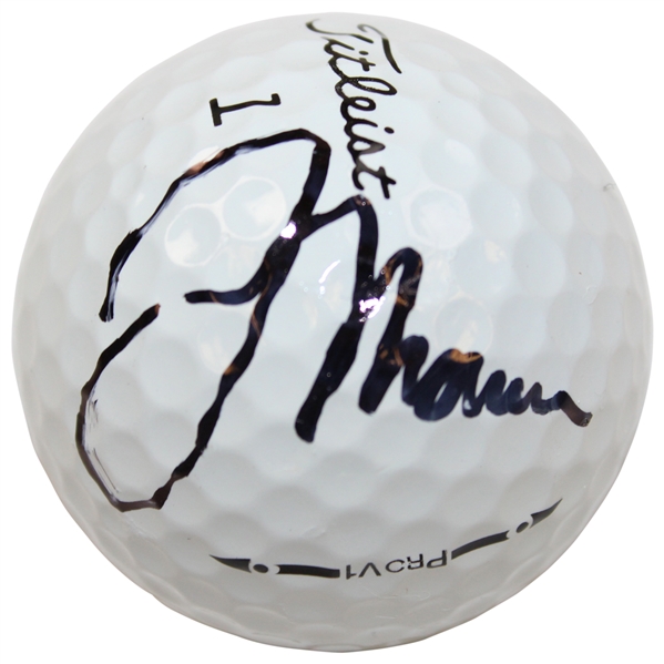 Justin Thomas Signed Titleist Golf Ball JSA #AJ28259
