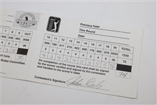 John Daly Signed 1998 BellSouth Classic 1st Rd Scorecard with Steve Stricker (Marker)