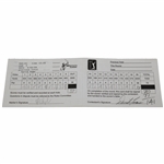 Fred Couples (Marker) Signed 1999 BellSouth Classic 2nd Rd David Toms Scorecard