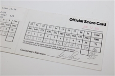 Nick Price Signed 1999 FedEx St. Jude Classic 3rd Rd with Davis Love III (Marker)