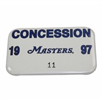 1997 Masters Tournament Concession Badge #11 - Tigers First Masters Win