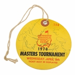Champion Billy Casper & others Signed 1970 Masters Wed. Ticket #534 w/Original String JSA ALOA