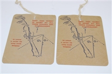 Two (2) 1953 National Celebrities Open Golf Tournament at Woodmont CC Tickets