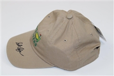 Scottie Scheffler Signed 2022 Masters Tournament Khaki Hat JSA ALOA