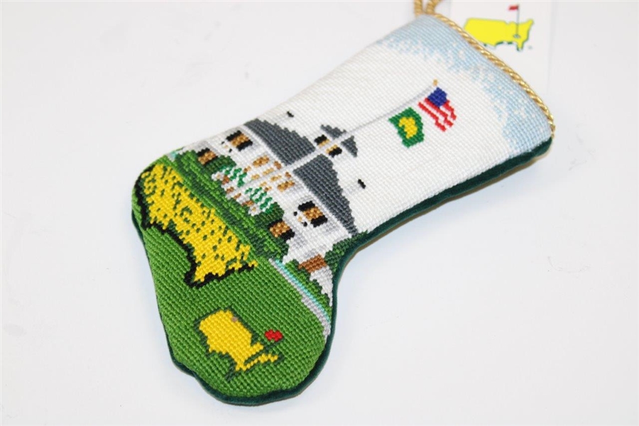 Augusta National GC Exclusive Bauble 'Clubhouse' Stitched Putter Stocking in Bag