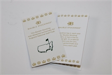 Augusta National GC Exclusive Bauble 'Amen' Stitched Putter Stocking in Bag