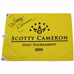 Scotty Cameron Signed 2010 Scotty Cameron Golf Tournament Flag JSA ALOA