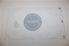 John Daly Signed 1991 PGA Championship at Crooked Stick White Flag JSA ALOA