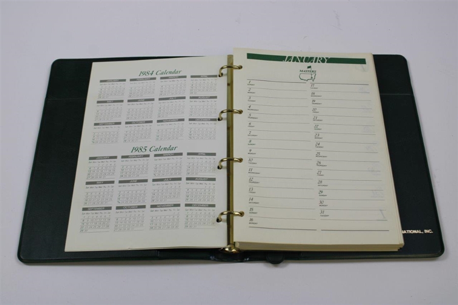 1984 Masters Tournament Diary Binder - Compliments of Teleplanning Intl.