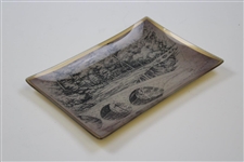 Augusta National GC Masters Hole #12 Golden Bell Porcelain Candy Dish/Tray in Box