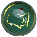Augusta National GC Masters Logo Round Glass Top Paperweight in Original Box