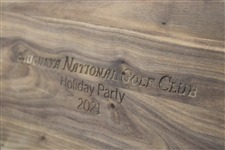 Augusta National Golf Club 2021 Holiday Party Clubhouse Wood Cutting Board