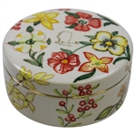 Augusta National Masters Dellarte Ltd Ed #16/100 Hand Painted Floral Ceramic Dish New in Box