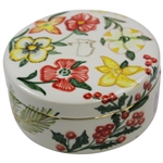 Augusta National Masters Dellarte Ltd Ed #16/100 Hand Painted Floral Ceramic Dish New in Box