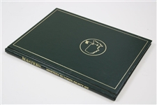 1986 Masters Tournament Green Annual Book with Video Order Card - Jack Nicklaus Winner