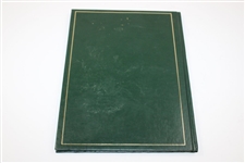 1986 Masters Tournament Green Annual Book with Video Order Card - Jack Nicklaus Winner