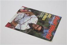 Seve Ballesteros signed 1985 GolfWorld Magazine Cover Only JSA ALOA