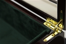 Augusta National GC Masters Logo Cherry Wood with Glass Keepsake Box