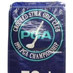 John Daly Signed Large 1991 PGA Championship at Winged Foot GC Blue Banner JSA ALOA