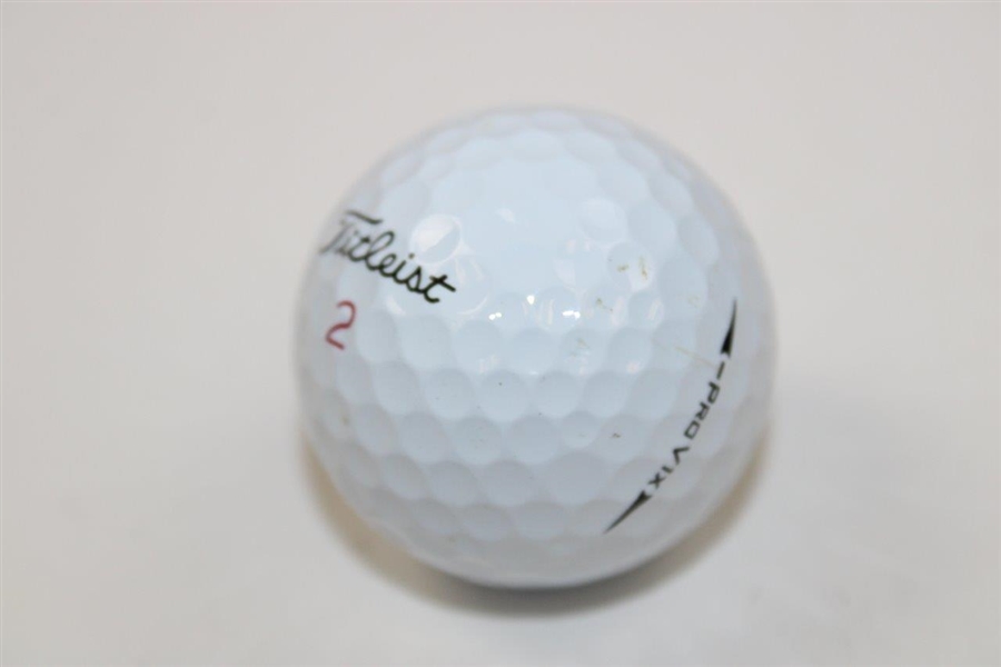 Max Homa Signed Titleist ProV1x Golf Ball JSA ALOA