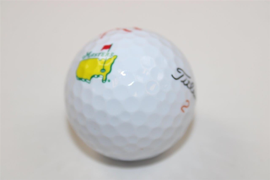 Jon Rahm Signed Titleist Masters Logo Golf Ball JSA ALOA