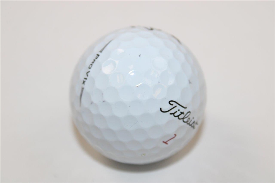 Webb Simpson Signed Titleist TOUR Logo Golf Ball JSA ALOA