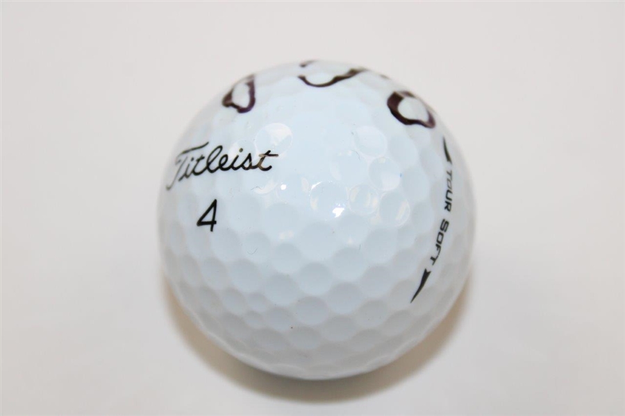 Louis Oosthuizen Signed Titleist Tour Soft Logo Golf Ball JSA ALOA