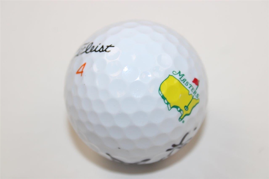 Adam Scott Signed Titleist Masters Logo Golf Ball JSA ALOA