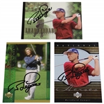 Three (3) Bernhard Langer Signed Upper Deck Golf Cards JSA ALOA