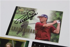 Three (3) Bernhard Langer Signed Upper Deck Golf Cards JSA ALOA