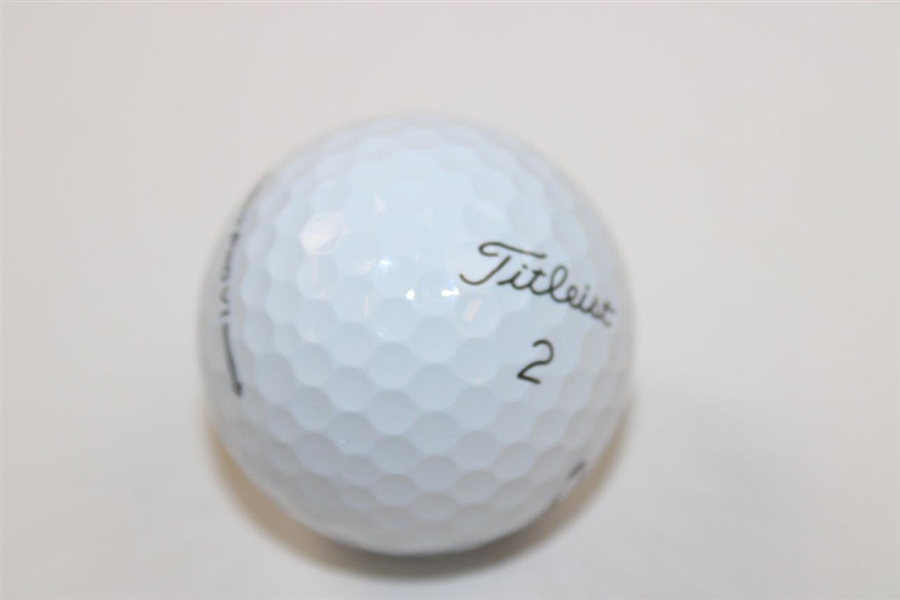 Sahith Theegala Signed Titleist Golf Ball JSA ALOA