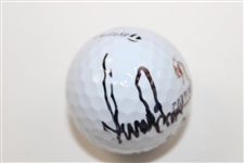 Sam Burns Signed TaylorMade Copperhead Logo Golf Ball with 'Champ x2' JSA ALOA
