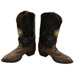 Past Champions Gifted Tony Lama Leather Boot with PGA Logo