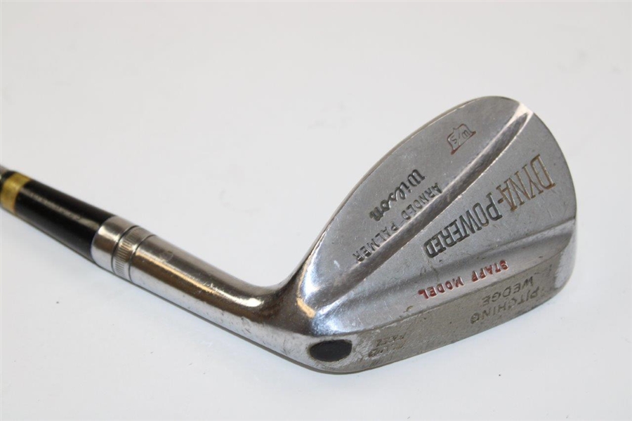 Arnold Palmer's Personal 1960-61 Match Used Pitching Wedge Given to LCC Pro Ron Lucas w/Letter