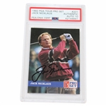 Jack Nicklaus Signed 1992 PGA Tour Pro Set Card PSA 10 Signature Grade #42144641