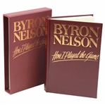 Byron Nelson Signed 1993 How I Played The Game  Ltd Ed Book 448/500 JSA ALOA