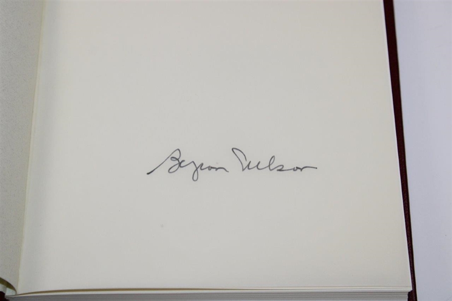Byron Nelson Signed 1993 'How I Played The Game'  Ltd Ed Book 448/500 JSA ALOA