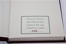 Byron Nelson Signed 1993 'How I Played The Game'  Ltd Ed Book 448/500 JSA ALOA