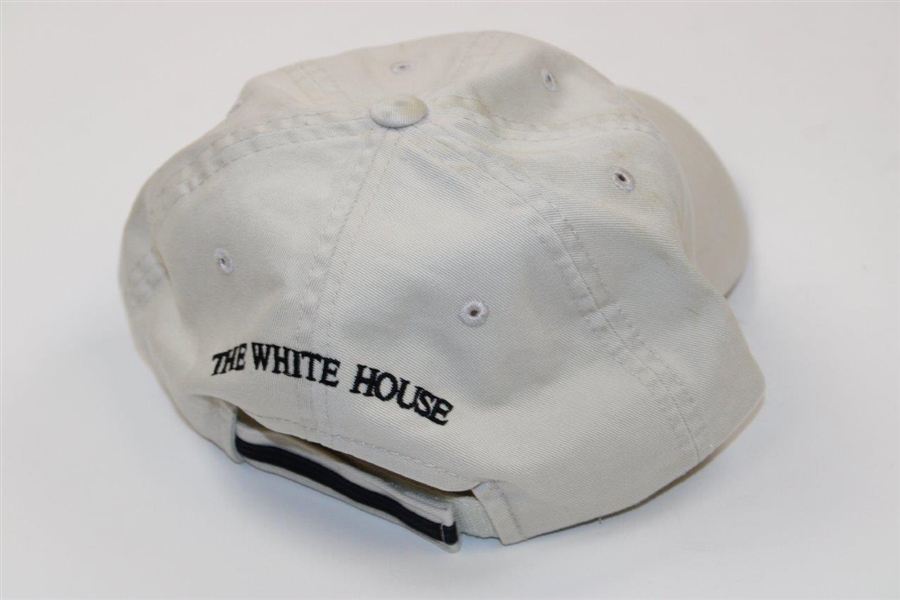 Tiger Woods Signed The White House Presidential Seal Hat JSA ALOA