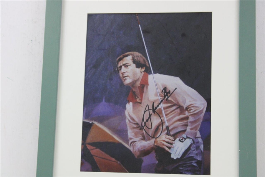 Seve Ballesteros Signed Post Swing Artist Depiction - Framed JSA ALOA