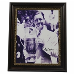 Byron Nelson Signed 1939 US Open Trophy Ceremony Photo- Framed JSA ALOA