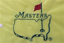 Masters Collage With Undated Flag, 1998 & 1999 Badges & 1994 Parking Permit - Framed