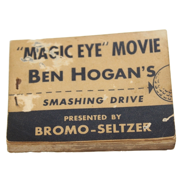 1940’s-50’s Ben Hogan Eye O Matic Magic Eye Smashing Drive Flip Book
