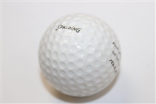 1970’s Spalding Commemorative 'First Golf Ball on the Moon' Moonball In Box