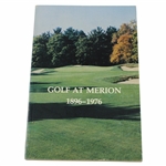1896-1976 Golf At Merion Club History Book